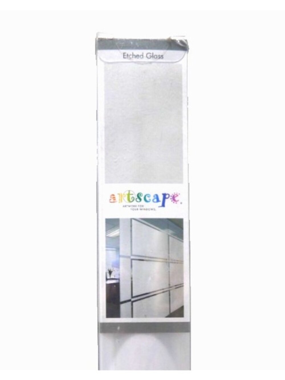 Artscape 24 x 36" Etched Glass self stick window film, New